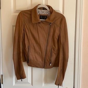 bod & christensen style A1450 brown leather jacket